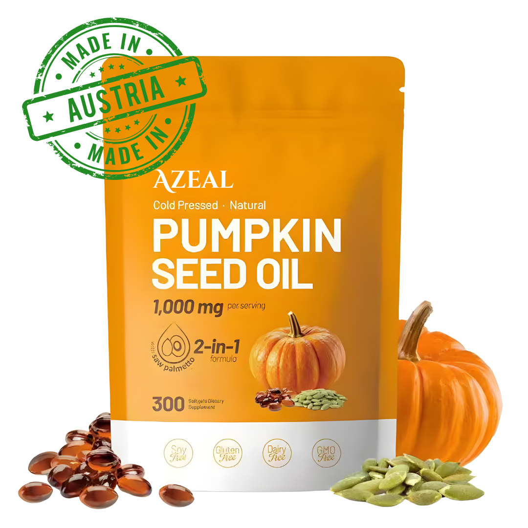 Men's Urinary Support with Azeal™ Pumpkin Seed Oil (1000mg)