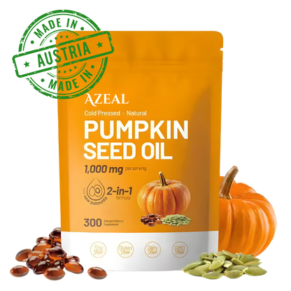 Men's Urinary Support with Azeal™ Pumpkin Seed Oil (1000mg)