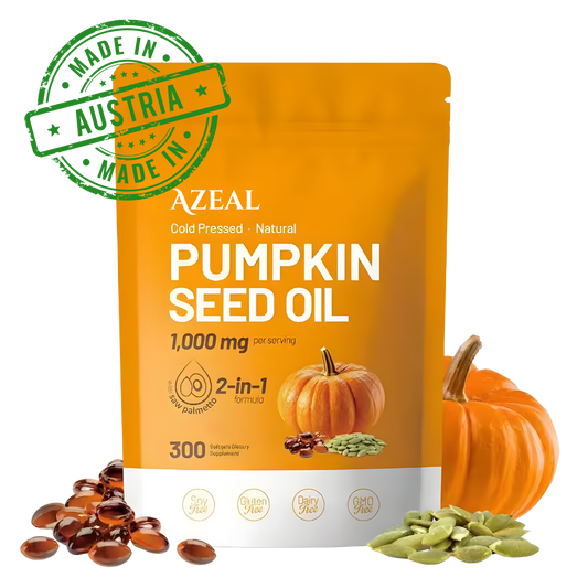 Men's Urinary Support with Azeal™ Pumpkin Seed Oil (1000mg)